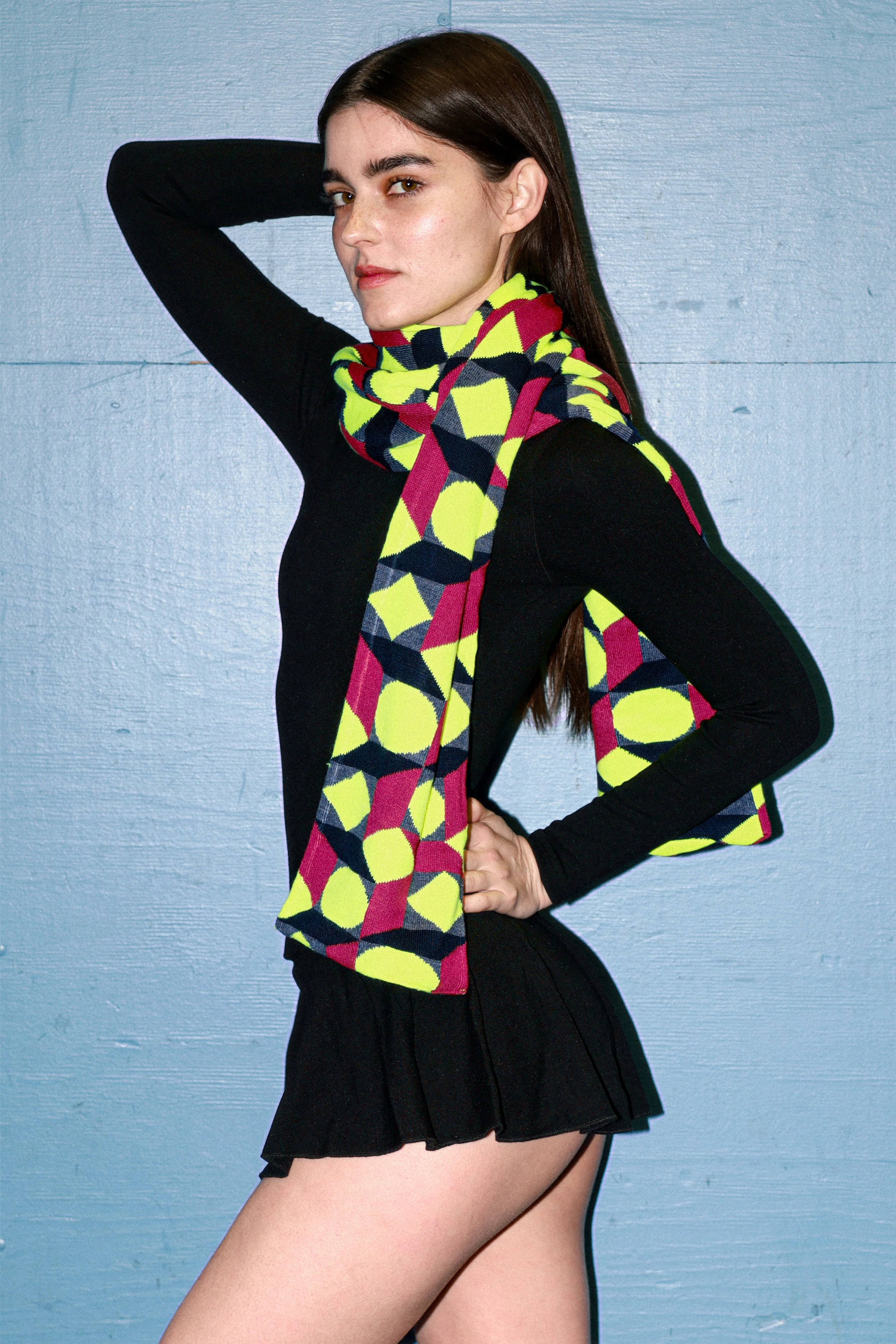 JQSCARF02 - OpArt Scarf - Image 32