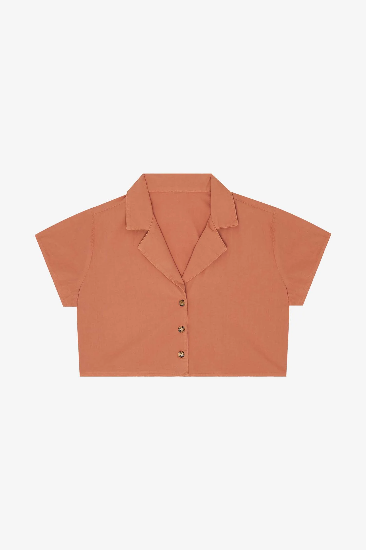 RCP315GD - Boxy Cropped Camp Collar Shirt - Image 8