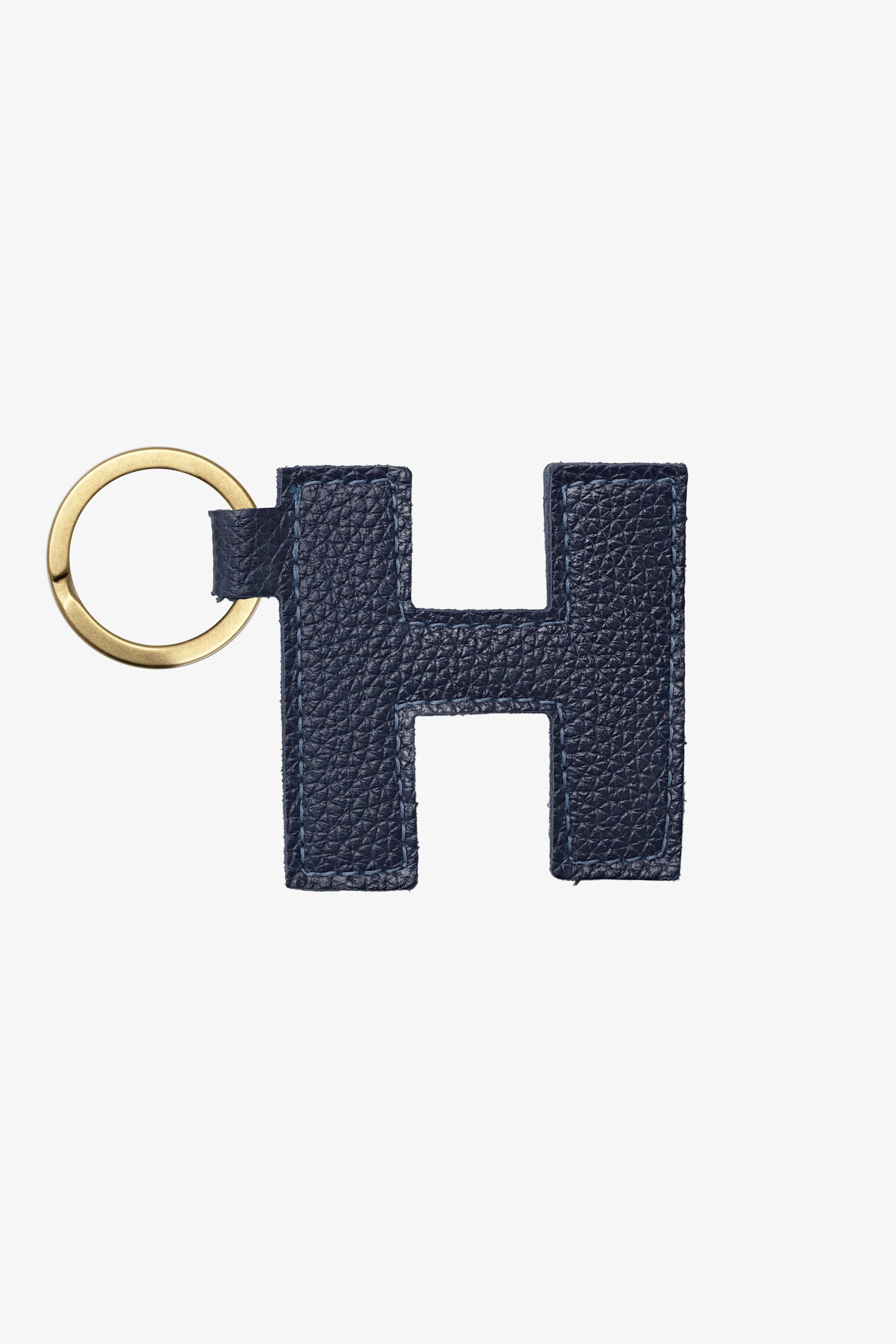 RLH520 - Leather Alphabet Keychain - Image 25